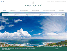 Tablet Screenshot of kensington-international.com